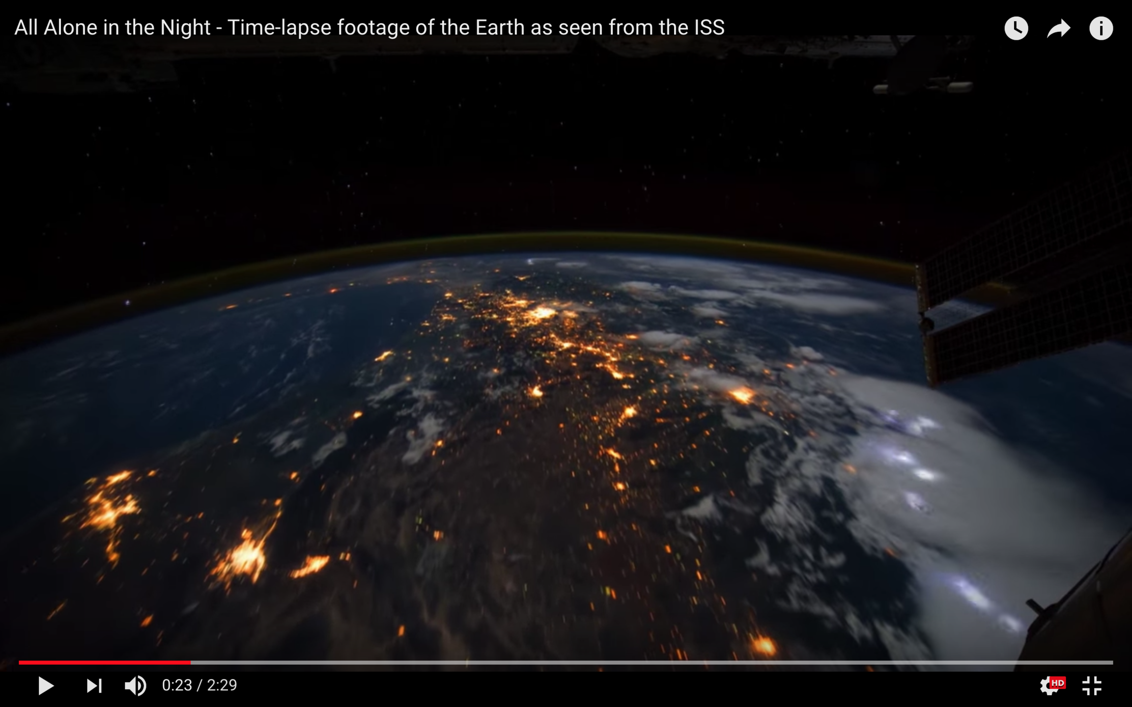 ISS Time-lapse