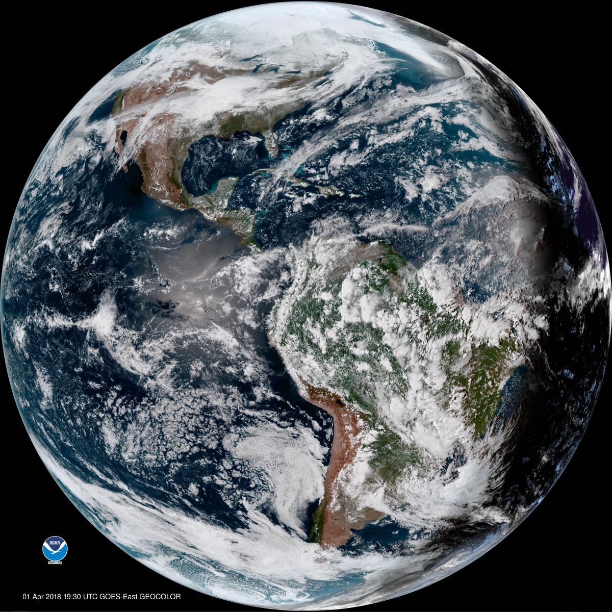 GOES Full Disk GeoColor