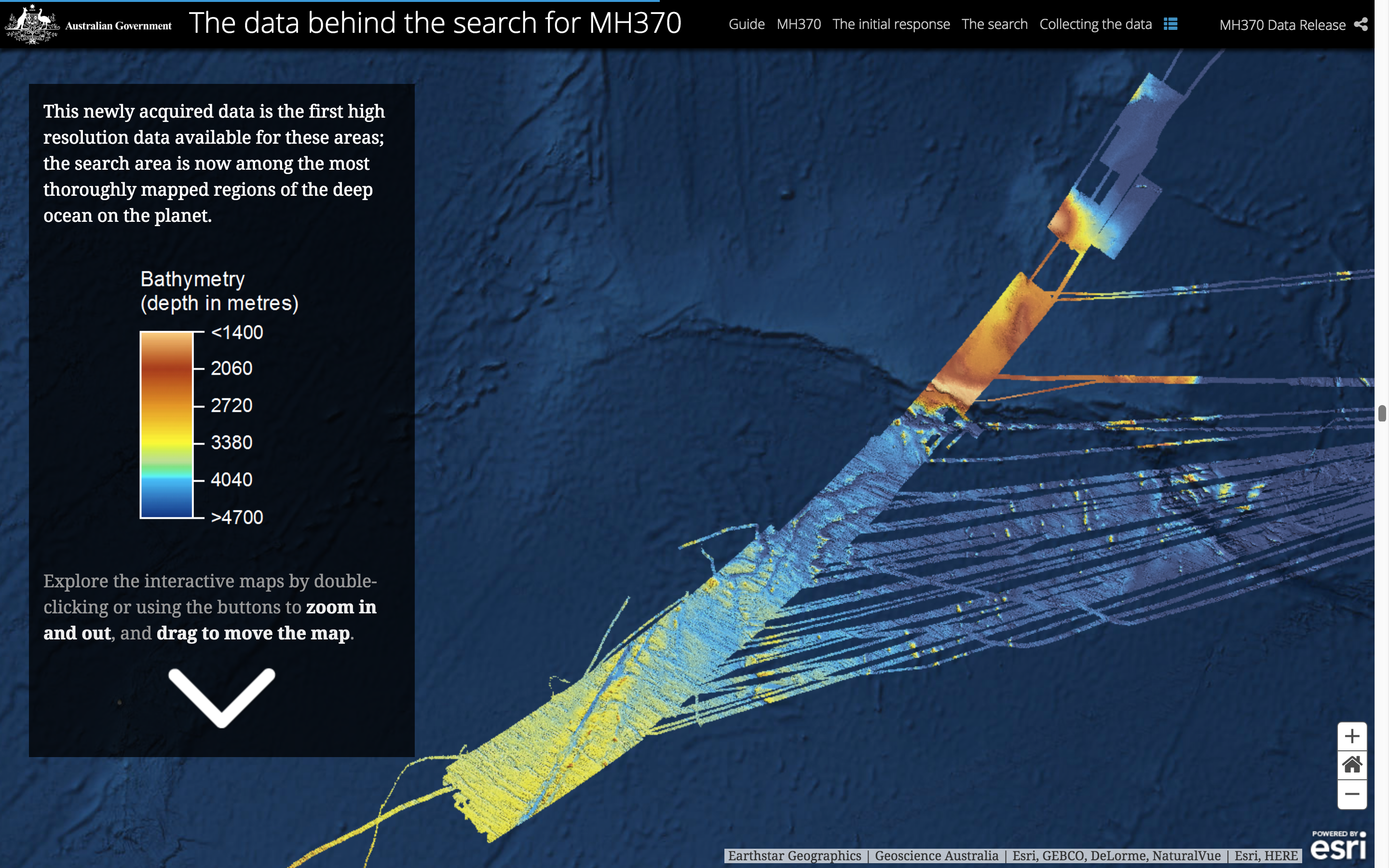 ATSB MH370 Mapping