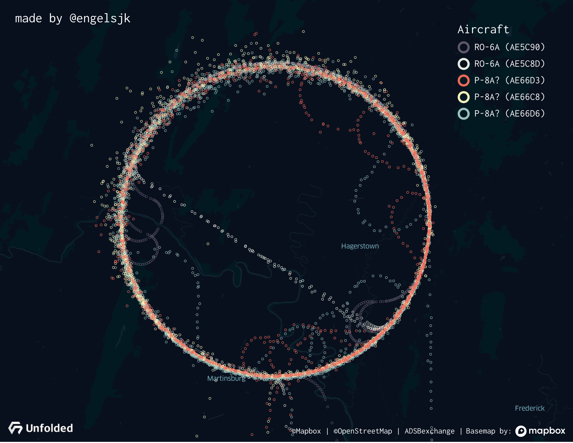 Circles over Hagerstown