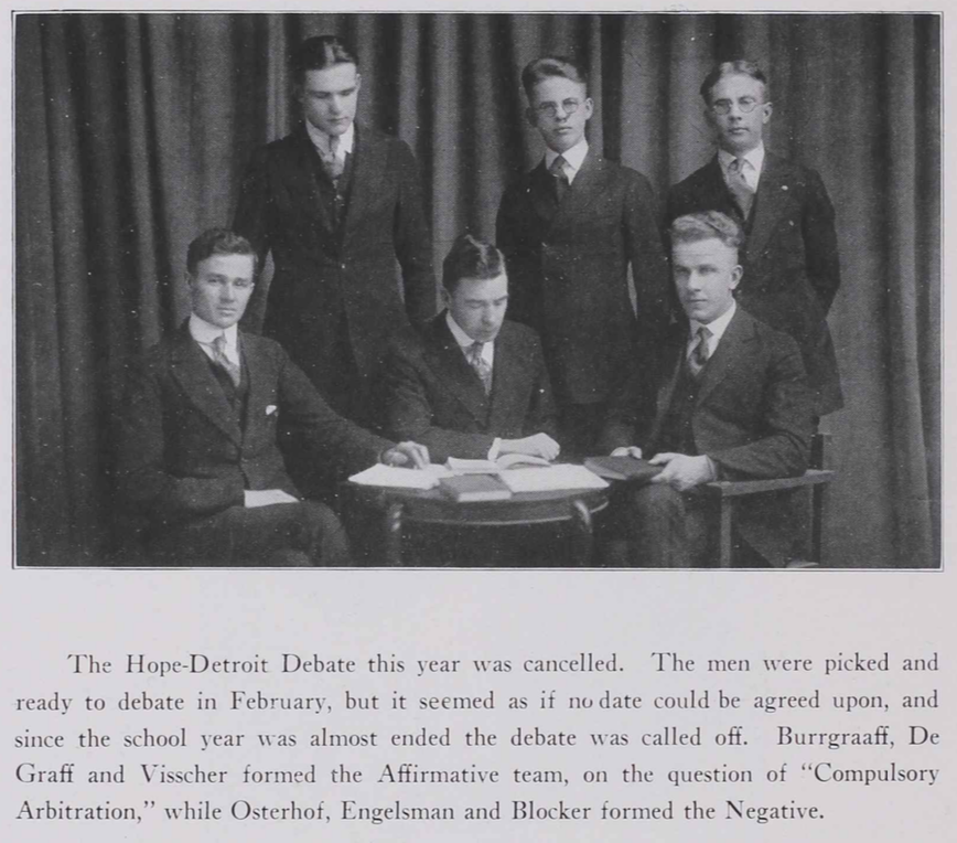 Debate Team 1921